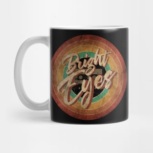 Bright Eyes Vintage Circle Art Mug